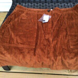 Brown Corduroy skirt from Gap 12
